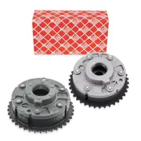 2x febi Nockenwellenversteller f&uuml;r BMW 1er E82 E88 135i 1M 3er E90-93 335i Z4 35i/is N54