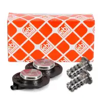 2x febi Zentralmagnet + 2x Steuerventil Nockenwellenverstellung f&uuml;r VAG 1.8/2.0 TFSI