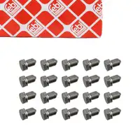 20x febi 15374 &Ouml;lablassschraube M14x15 + Dichtring f&uuml;r AUDI CUPRA SEAT SKODA VW N90813202