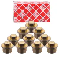 10x febi 19294 &Ouml;lablassschraube M26x1,5 f&uuml;r VW Golf 3 2.0 GTI K&auml;fer 1200 LT 1 2 Passat T4