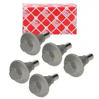 5x febi &Ouml;lablassschraube M14x1,5 f&uuml;r JAGUAR JDE41144 LAND ROVER