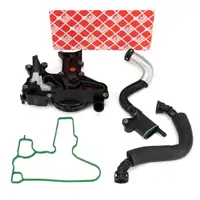 febi 176461 &Ouml;labscheider + Schl&auml;uche f&uuml;r VW Golf 6 GTI Passat B7 Tiguan Leon 1P 2.0 TSI