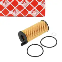febi &Ouml;lfilter &Ouml;lfiltereinsatz + Dichtung f&uuml;r KIA Carnival 1 3.5 MPI 272 PS 263203N000