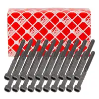 20x febi 100726 Schraube Kipphebelwelle M8x125 f&uuml;r VW Touareg 7L Phaeton TDI 038103714A