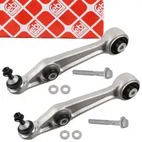 2x febi Querlenker + Schrauben f&uuml;r TESLA Model S 5YJS 10 5YJX Vorderachse hinten unten