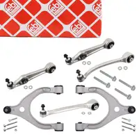 6x febi Querlenker + Traggelenk + Schrauben f&uuml;r TESLA Model 5YJX Vorderachse unten + oben
