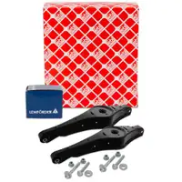 2x febi Querlenker Federaufnahme + LMF Schrauben f&uuml;r VW Golf 5 6 Passat Tiguan hinten