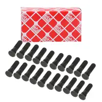 20x febi 199118 Radbolzen M12x1,25 f&uuml;r NISSAN Ariya Leaf Micra 4 Note Pulsar X-Trail 3 4