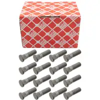 16x febi Radbolzen M12x1,5 f&uuml;r FORD Escort 5 6 Fiesta 3-6 Focus 1 2 Mondeo 1-3 C-Max DM2