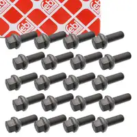 20x febi 08237 Radschraube M14x1,5mm f&uuml;r MERCEDES Sprinter B901-903 T1 VW LT 28-35/28-46 2