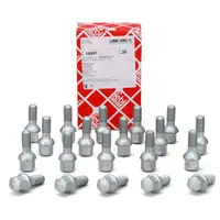 20x febi 15997 Radschraube M12x1,5mm f&uuml;r MERCEDES W123 S123 C123 W126 C126 R107 C107