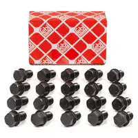 20x febi 01664 Radbolzen Radschrauben M14x1,5mm 19mm f&uuml;r VW K&auml;fer Bulli T1 T2 T3