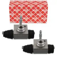 2x febi Radbremszylinder &Oslash; 15,87 f&uuml;r VW Golf 3 Lupo Passat Polo AUDI 80 hinten 1H0611053A