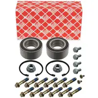 2x febi 21873 Radlagersatz f&uuml;r MERCEDES W124 E400-500/SL R129 320-500 hinten A1293500049