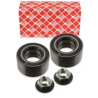 2x febi 19706 Radlagersatz Radlager f&uuml;r FORD Mondeo 1 2 3 Cougar JAGUAR X-Type X400 vorne