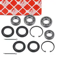 2x febi 188657 Wheel Bearing Kit (Rear) for VW Transporter, Bulli T1, T2, T3 (Part No. 211501287)