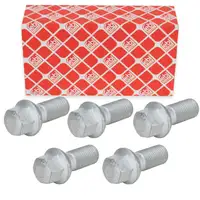 5x febi Radbolzen Radschraube M14x1,5mm 25mm f&uuml;r MERCEDES-BENZ W169 W176 W245 W204 W205
