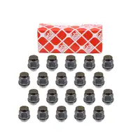 20x 03375 febi Radmutter M12x1,5mm f&uuml;r BMW 1500-2000 E9 E3 5er E12 36131113132