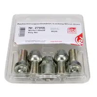 febi 27056 Felgenschloss Satz M14x1,5 f&uuml;r AUDI FORD MERCEDES-BENZ SEAT SKODA VW