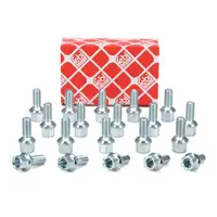 20x febi 45850 Radschraube M12x1,5mm f&uuml;r SEAT Mii SKODA Citigo VW Up WHT004899