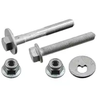 2x FEBI Exzenterschraube VW Golf 7 8 Passat B7 B8 Sharan Tiguan Touran A3 8Y Q3 hinten