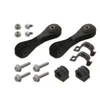 2x febi Koppelstange + Stabilisatorlager 18mm f&uuml;r VW Bora Leon Toledo 1M Octavia 1 vorne