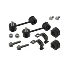 2x febi Koppelstange + Stabilisatorlager 18mm f&uuml;r VW Golf 4 Leon Toledo 1M Octavia 1 vorne