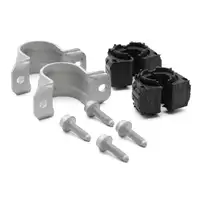 2x febi Stabilisatorlager 19mm + Halter f&uuml;r VW Golf 5 6 Passat B6 B7 Tiguan Touran hinten