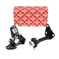 2x febi Rollenf&uuml;hrung Schiebet&uuml;r f&uuml;r MERCEDES Sprinter B906 VW Crafter mitte + oben links