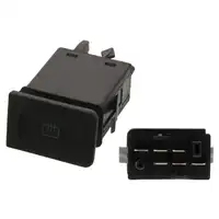 FEBI 38627 Schalter Taster Heckscheibe Heckscheibenheizung VW Golf 4 Bora 1 1J0959621C