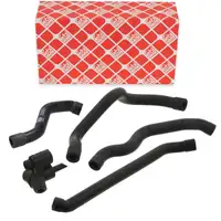 febi Schlauch Set Kurbelgeh&auml;use f&uuml;r MERCEDES W203 W210 W211 W463 W163 W251 M112 M113
