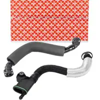 2x febi Schlauch Kurbelgeh&auml;useentl&uuml;ftung f&uuml;r VW Golf 6 GTI Passat B6 B7 A3 8P 1.8/2.0 TSI