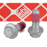 2x febi 182462 Schraube Bremssattel f&uuml;r FORD Focus 2 2.5 Mondeo 4 S-Max WA6 vorne 1382746