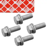 4x febi 181551 Schraube Bremssattel f&uuml;r AUDI A4 B8 B9 A5 A6 C7 C8 A7 Q5 8RB FY N91041702