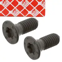 2x febi 04511 Schraube Bremsscheibe M6x16 für AUDI FORD SEAT SKODA VW N10648301