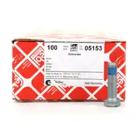 100x febi 05153 Schraube Bremssattel M12x1,5mm f&uuml;r MERCEDES W201 W202 W203 W204 W124 W212