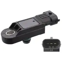 febi Boost Pressure Sensor for RENAULT Megane 2, 3; Laguna 3; Espace 4; Master 3; Trafic 2; Latitude