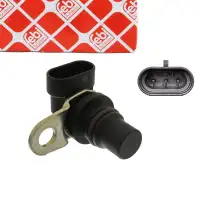 febi Nockenwellensensor OT-Geber Hallsensor f&uuml;r OPEL Astra G Combo Meriva A 1.6 1236308