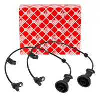 2x febi 106461 ABS wheel speed sensor for Mercedes A-Class W169 and B-Class W245 (rear)