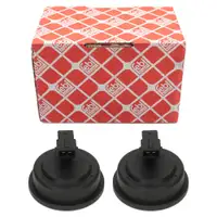 2x febi ABS wheel speed sensors for HYUNDAI i10 I II III, i20, and KIA Picanto 1, Rio 2 (rear)