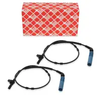 2x febi 39278 ABS Sensor Raddrehzahl f&uuml;r BMW X3 E83 01.2003-12.2011 hinten 34523420331