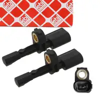 2x febi 33541 ABS Sensor Raddrehzahl f&uuml;r VW Golf 7 A3 8V Leon 5F Octavia 3 Superb 3 hinten