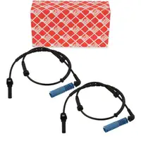 2x febi 36805 ABS Sensor Raddrehzahl f&uuml;r BMW 5er E60 6er E63 E64 mit DSC hinten