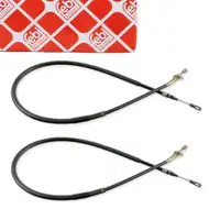 2x febi 21263 Handbremsseil Bremsseil f&uuml;r MERCEDES W461 W463 Sprinter B901-904 VW 2 hinten