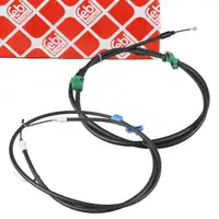 2x febi Handbremsseil Bremsseil f&uuml;r FORD Mondeo 4 MK4 Galaxy S-Max WA6 ab 02.2007 hinten