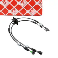 febi 180413 Seilzug Schaltzug Schaltseilzug Schaltgetriebe f&uuml;r FIAT 500 500C 312 46340396