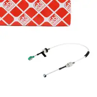 febi 1001906 Seilzug Schaltzug Schaltgetriebe f&uuml;r OPEL Corsa E X15 5 Gang 55496804