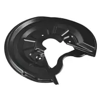 2x febi Spritzblech Bremsscheibe + Schrauben f&uuml;r VW Golf 5 6 Touran A3 8P Octavia 2 hinten