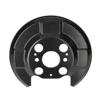 2x febi 186132 Spritzblech Abdeckblech Bremsscheibe f&uuml;r HONDA Civic 8 Hatchback FN hinten