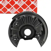 febi Spritzblech Bremsscheibe Abdeckblech f&uuml;r AUDI 8Y CUPRA Leon hinten links 5Q0615611F